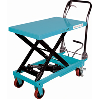Heavy-Duty Hydraulic Scissor Lift Table, 32" L x 19-3/4" W, Steel, 1100 lbs. Capacity SPOC Demo