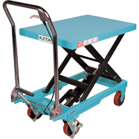 Table &eacute;l&eacute;vatrice robuste &agrave; ciseaux hydraulique, 32" lo x 19-3/4" la, Acier, Capacit&eacute; 660 lb SPOC Demo