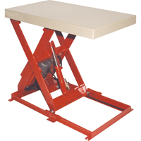 Scissor Lift Table, Steel, 36" L x 20" W, 1100 lbs. Capacity SPOC Demo