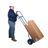 Deluxe Hi-Boy Hand Truck, P-Handle Handle, Steel, 72" Height, 700 lbs. Capacity SPOC Demo