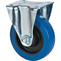 Blue Caster, Rigid, 5" (127 mm), Rubber, 400 lbs. (181 kg.) SPOC Demo