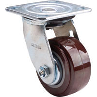 Roulette, Pivotant, 4" (101,6 mm), Polyur&eacute;thane,  SPOC Demo