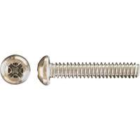 Pan Phillips HD Machine Screws, #8 x 3" L, Zinc Plated SPOC Demo