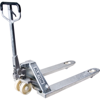 Manual Pallet Trucks, Galvanized, 42" L x 27" W, 5500 lbs. Capacity SPOC Demo