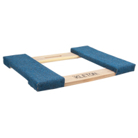 Carpeted Ends Hardwood Dolly Frame, Wood Frame, 18" W x 24" L, 900 lbs. Capacity SPOC Demo