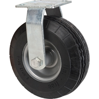 Roulettes anticrevaisons, Fixe, 8" (203,2 mm), Anticrevaison, 275 lb (125 kg) SPOC Demo