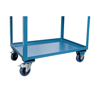 Chariots de service mobiles, 2 Tiers, 24" la x 57" h x 40" p, Capacit&eacute; 1200 lb SPOC Demo