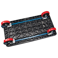 Plastic Platform Truck, 60" L x 30" W, 2500 lbs. Cap., Polyurethane Wheels SPOC Demo