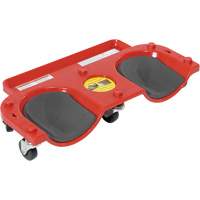 Rolling Knee Dolly, Plastic, Red, 350 lbs. Capacity SPOC Demo