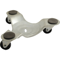 Zinc Plated Leg Dolly, 300 lbs. Capacity, Steel Frame, 2.75" H SPOC Demo