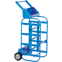 Portable Wire Reel Caddy, Steel, 11 Rod, 19-1/2" W x 43-1/4" H x 17-1/2" D, 150 lbs. Capacity SPOC Demo