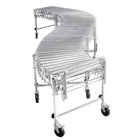 Expandable/Flexible Conveyors, 18" W x 12' 10" L, 200 lbs. per lin. ft. Capacity SPOC Demo
