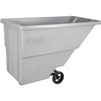 Tilt Truck, Polyethylene, 0.625 cu. yd., 500 lbs. Load Capacity SPOC Demo