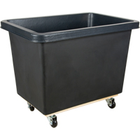 Tapered Wall Box Truck, Polyethylene, 37" L x 26" W x 30" H, 9 cu. ft. Volume, 500 lbs. Capacity SPOC Demo