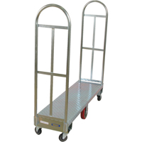 U-Boat Platform Truck, 60" L x 16" W, 1750 lbs. Capacity, Polyurethane Casters SPOC Demo