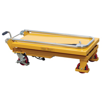 Hydraulic Scissor Lift Table, 17.75" L x 27.5" W/27-1/2" L x 17-3/4" W, Steel, 330 lbs. Capacity SPOC Demo