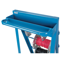 Chariot portatif pour mat&eacute;riaux bobin&eacute;s, Acier, 4 Montants, 24-1/2" la x 49" h x 23" p, Capacit&eacute; de 400 lb SPOC Demo