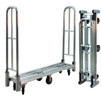 Chariot utilitaire pliant en aluminium U-Boat, 16" la x 60" lo, 1500 lb cap, Roues Polyur&eacute;thane SPOC Demo