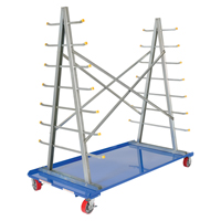 A-Frame Bar & Pipe Cart, Steel, 36-3/4" W x 73-3/4" D x 72-1/2" H, 2000 lbs. Capacity SPOC Demo