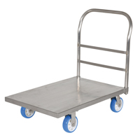 Platform Truck, 36" L x 24" W, 2000 lbs. Capacity, Polyurethane Casters SPOC Demo