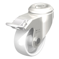 Impact-Resistant Nylon Caster, Swivel with Brake, 3-1/8" (79.5 mm) Dia., 265 lbs. (120 kg.) Capacity SPOC Demo