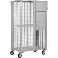 FST Series Folding Security Truck, 1 Tiers, 27" L x 45" W x 77" H, 2000 lbs. Cap. SPOC Demo