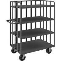 Chariot &agrave; tablettes ouvert portatif, 4 Tiers, 31-1/8" la x 57-1/2" h x 56-1/8" p, Capacit&eacute; 3600 lb SPOC Demo