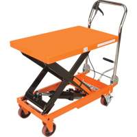Hydraulic Scissor Lift Table, 32" L x 19-3/4" W, Steel, 1100 lbs. Capacity SPOC Demo