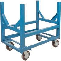 Pipe & Bar Cradle Truck, 24" L x 24" W x 34" H, 2500 lbs. Capacity, Polyurethane Wheels SPOC Demo