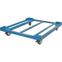 Pallet Dolly, 48.5" W x 43" D x 8" H, 3000 lbs. Capacity SPOC Demo