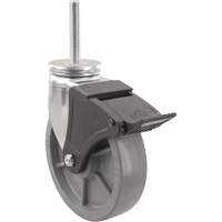 Emaxx Envirothane Caster, Swivel with Brake, 8" (203.2 mm) Dia., 1200 lbs. (544.3 kg.) Capacity SPOC Demo