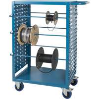 Chariot mobile pour mat&eacute;riaux bobin&eacute;s, Acier, 6 Montants, 21" la x 48" h x 38" p, Capacit&eacute; de 1200 lb SPOC Demo