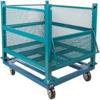 Dolly for Open Mesh Container, 40.5" W x 34-1/2" D x 10" H, 3000 lbs. Capacity SPOC Demo