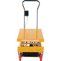 DC Powered Hydraulic Scissor Lift Elevating Cart, Steel, 39-3/4" L x 20-1/2" W, 1000 lbs. Capacity SPOC Demo