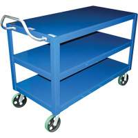 Ergo-Handle Cart, 4000 lbs. Capacity, Steel, 24-1/2" W x 41" H x 54-7/8" D, Lip Down SPOC Demo