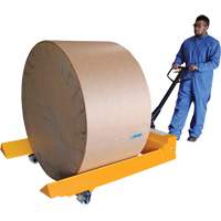 Transpalette pour mat&eacute;riaux en rouleaux, Acier, 48" lo x 7,5" la, Capacit&eacute; 4000 lb SPOC Demo