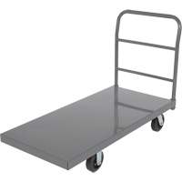 Platform Truck, 48" L x 24" W, 2000 lbs. Capacity, Rubber Casters SPOC Demo