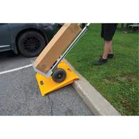 Portable Poly Hand Truck Curb Ramp, 1000 lbs. Capacity, 27" W x 27" L SPOC Demo