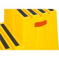 Industrial Step Stool, 2 Steps, 26" x 22-7/16" x 19-11/16" High SPOC Demo