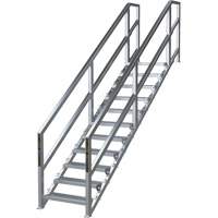 SmartStairs 11-16 Steps Modular Construction Stair System, 120" H SPOC Demo
