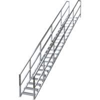 SmartStairs 17-21 Steps Modular Construction Stair System, 157-1/2" H SPOC Demo