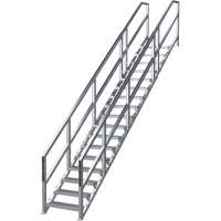 SmartStairs 17-21 Steps Modular Construction Stair System, 157-1/2" H SPOC Demo