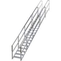 SmartStairs 17-21 Steps Modular Construction Stair System, 157-1/2" H SPOC Demo