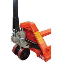 8' Long Fork Hydraulic Pallet Trucks, 96" L x 27" W, 4400 lbs. Capacity SPOC Demo