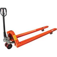 8' Long Fork Hydraulic Pallet Trucks, 96" L x 27" W, 4400 lbs. Capacity SPOC Demo
