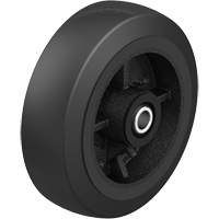 Black Rubber on Black Cast Iron Core Wheel, 12" (304.8 mm) Dia. x 2-1/2" (64 mm) W, 396.8 lbs. (180 kg) Capacity SPOC Demo