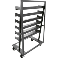 Chariot &agrave; cadre en A robuste &agrave; un c&ocirc;t&eacute; avec 6 plateaux, 38" x 25" x 63", Capacit&eacute; 2500 lb SPOC Demo