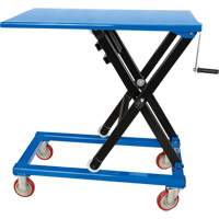 Manual Scissor Lift Table, 37-3/8" L x 23-5/8" W, Steel, 660 lbs. Capacity SPOC Demo