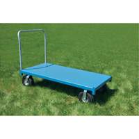 Heavy-Duty Platform Truck, 48" L x 24" W, 1200 lbs. Capacity, Flat Free Casters SPOC Demo