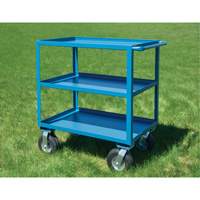  Chariot &agrave; tablettes pour l'ext&eacute;rieur, 3 Tiers, 18" la x 39" h x 33" p, Capacit&eacute; 1200 lb SPOC Demo